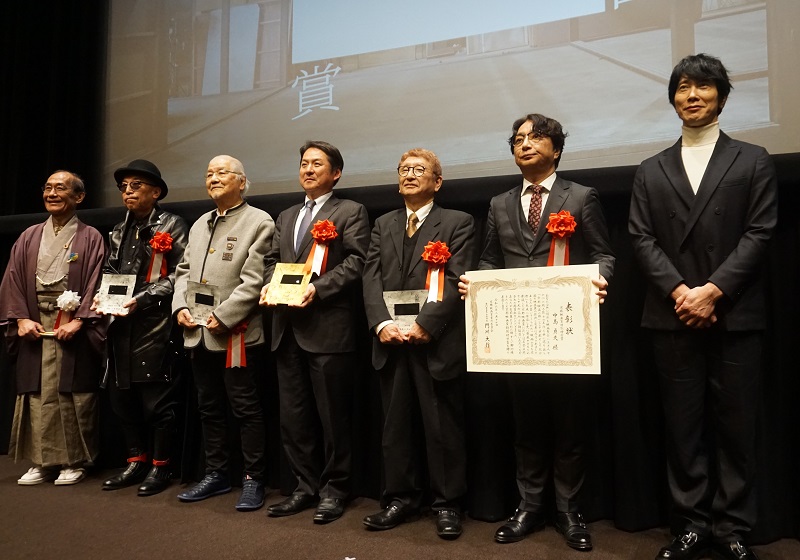 第2回京都映画賞で太田米男がスタッフ部門賞を受賞しました。3月2日には、受賞を祝う会も。