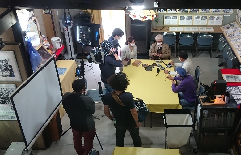 明日4月16日、NHK大津放送局「おうみ発630」で、4月2日当館で試写した映像が放送されるようです‼