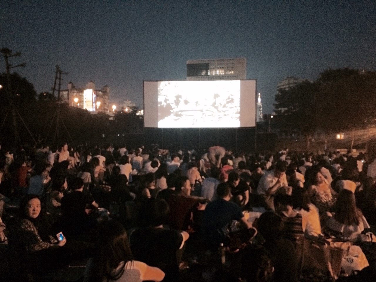 台北映画祭2015・野外上映の映像
