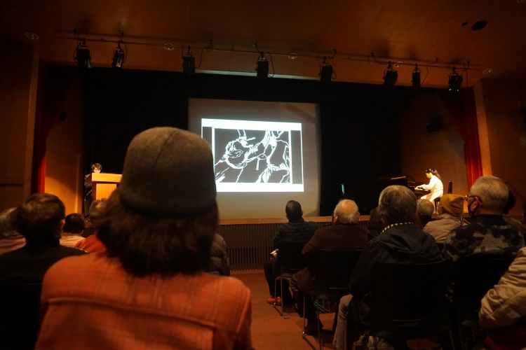 大盛況に終えた12月14日キネマ画『忠臣蔵』里帰り活弁上演会